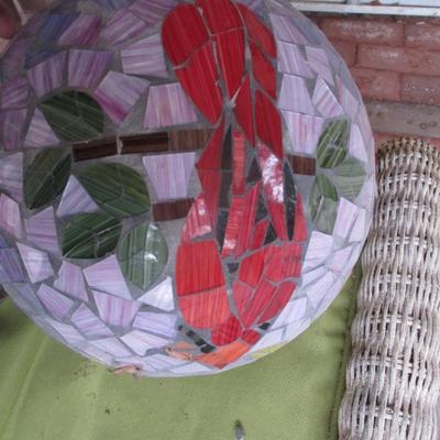10" Echo Valley Mosaic Glass Gazing Globes