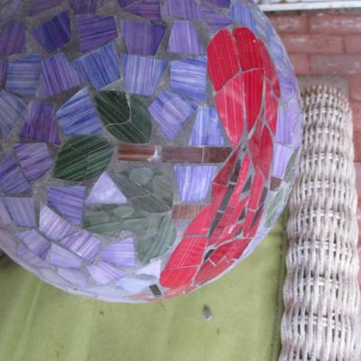10" Echo Valley Mosaic Glass Gazing Globes