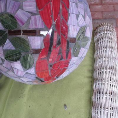 10" Echo Valley Mosaic Glass Gazing Globes