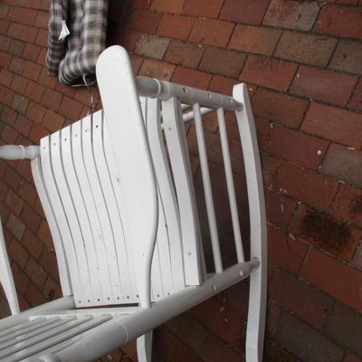 White Porch Rocking Chair