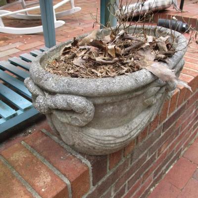 Concrete Bow Design Planter Approx 19 1/2" x 12" x 19" Choice 4