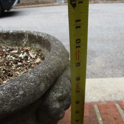Concrete Bow Design Planter Approx 19 1/2" x 12" x 19" Choice 1
