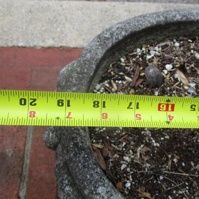 Concrete Bow Design Planter Approx 19 1/2" x 12" x 19" Choice 1