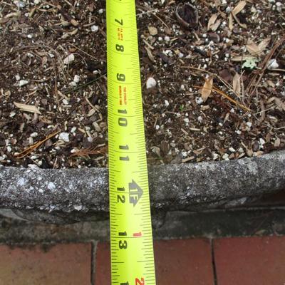Concrete Bow Design Planter Approx 19 1/2" x 12" x 19" Choice 1