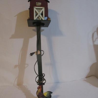 Lighted Barn Yard Decor