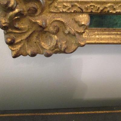 Antique Gilt Mirror Approx 26" x 49"