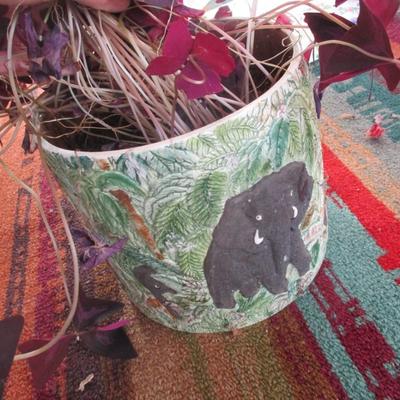 Ceramic Elephant Planter
