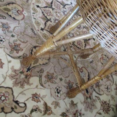 Approx 19" Wicker Stool