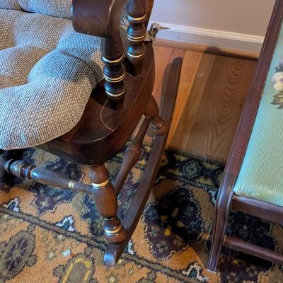 Solid Wood Rocking Chair