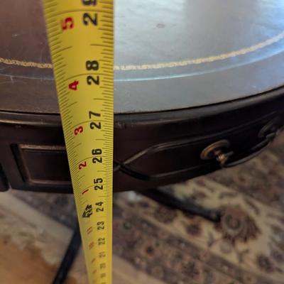 Mersman Round Drum Table With 1 Drawer