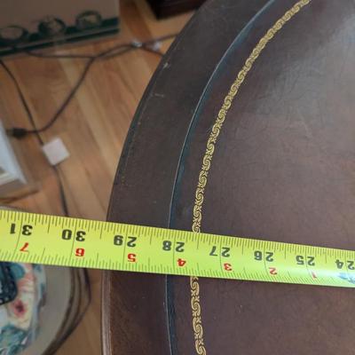 Mersman Round Drum Table With 1 Drawer
