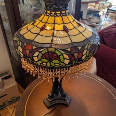 Tiffany Style Stained Glass Table Lamp