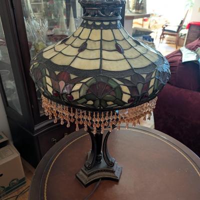 Tiffany Style Stained Glass Table Lamp