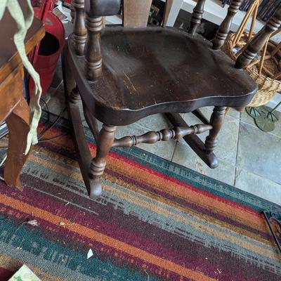 Solid Wood Rocking Chair