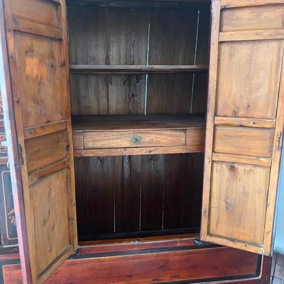 Antique Chinese Lacquered Cabinet