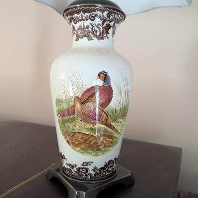 Ceramic Pheasant Table Lamp