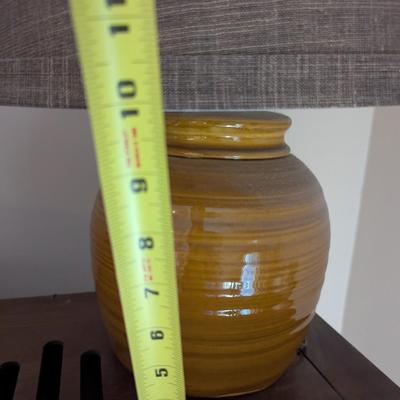 Glazed Pottery Table Lamp
