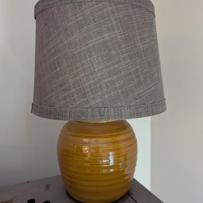 Glazed Pottery Table Lamp