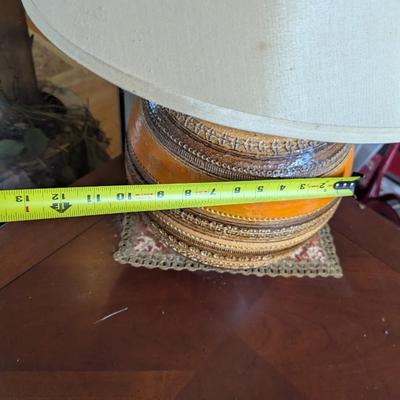 Decorative Pottery Table Lamp Felt On The Bottom