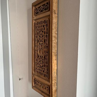 Antique Chinese Window Panel