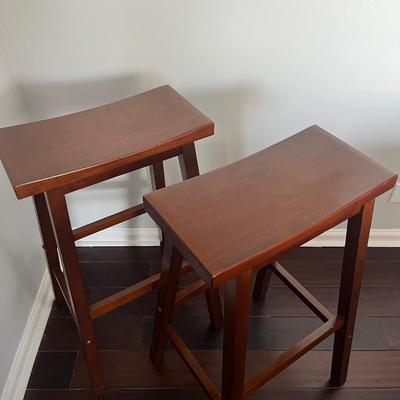 Pair of Asian Style Bar Stools