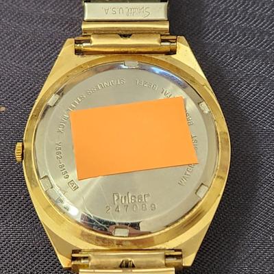 Vintage Mason Boumi Temple Date Watch by Pulsar Early 80s Working Fine