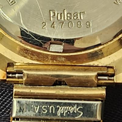 Vintage Mason Boumi Temple Date Watch by Pulsar Early 80s Working Fine