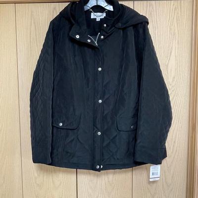 Women’s Black Quilted Jacket NEW! 3X
