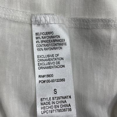 Democracy White Embroidered Top NEW!