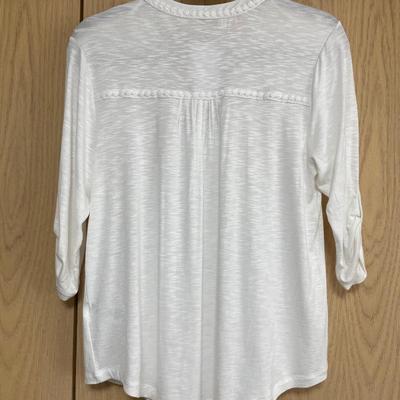 Democracy White Embroidered Top NEW!