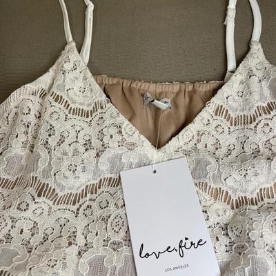 Lace Peplum Summer top NEW!