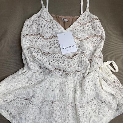 Lace Peplum Summer top NEW!
