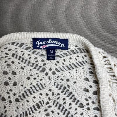 Long Crochet Lace Cardigan NEW! Medium