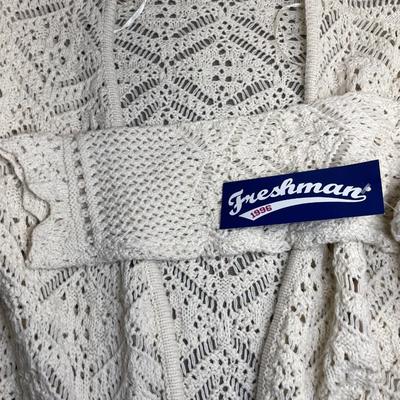 Long Crochet Lace Cardigan NEW! Medium