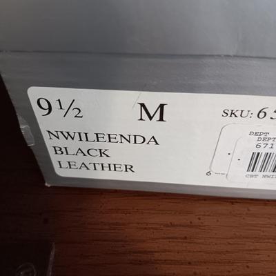 NINE WEST SHORT BOOTS (9.5) AND A PAIR OF MUSHROOM CLOGS (9.5)