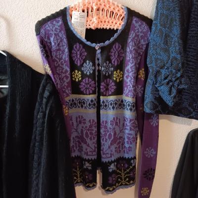 LADIES DRESS JACKETS AND SWEATERS SIZE L - XL