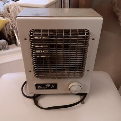 NEW BASSETT FULL LENGTH MIRROR, LAUNDRY HAMPER AND SMALL HEATER