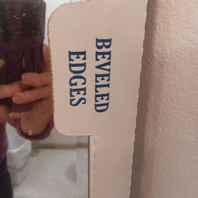 NEW BASSETT FULL LENGTH MIRROR, LAUNDRY HAMPER AND SMALL HEATER