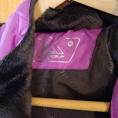 LADIES LONG TRENCH LIKE COAT AND A WINTER COAT BOTH XL