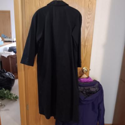 LADIES LONG TRENCH LIKE COAT AND A WINTER COAT BOTH XL