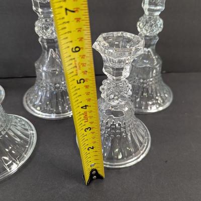 Vintage Tiara By Fostoria Candle Sticks #11