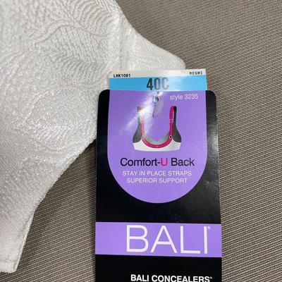 White Bali Bra 42C NEW!