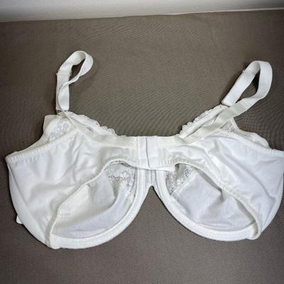 White Lilyette 40D Bra Cotton Minimizer NEW!