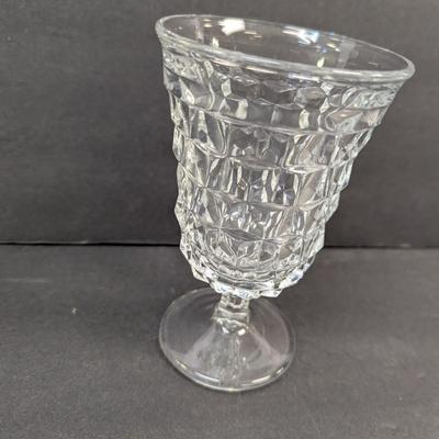 7 - Fostoria American Pattern Water Glasses #13