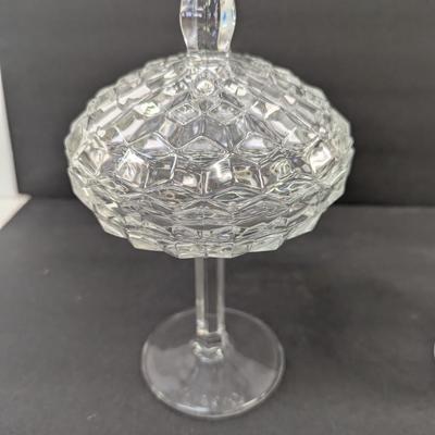 Fostoria American Compote Candy Dishes With Lids #14