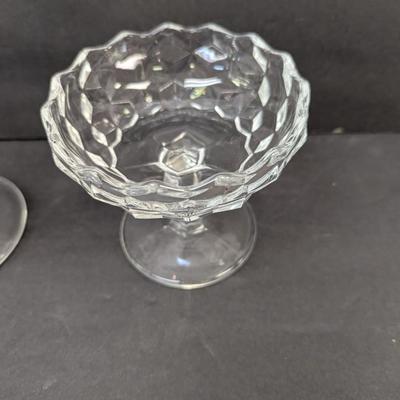 Fostoria American Compote Candy Dishes With Lids #14