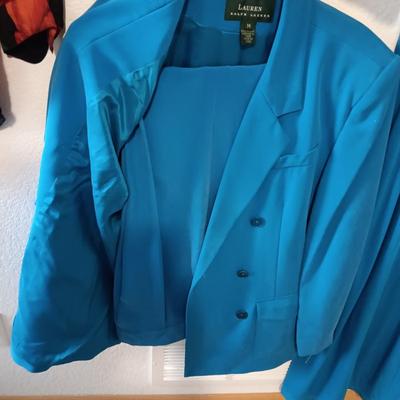 LADIES 3 PIECE DRESS/SLACKS AND JACKET BY RALPH LAUREN (14) AND MORE
