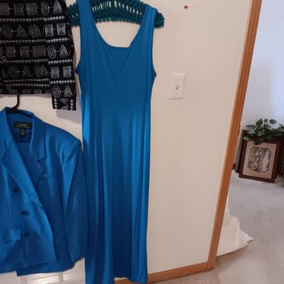 LADIES 3 PIECE DRESS/SLACKS AND JACKET BY RALPH LAUREN (14) AND MORE
