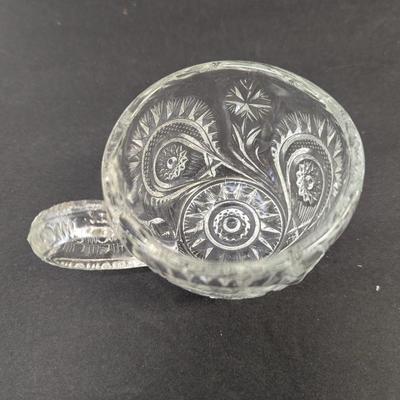 17 - Slewed Horseshoe Punch Bowl Cups Radiant Daisy Peacock #18