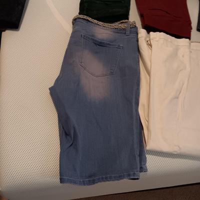 LADIES SHORTS/CAPRIS AND SLACKS SIZE 14
